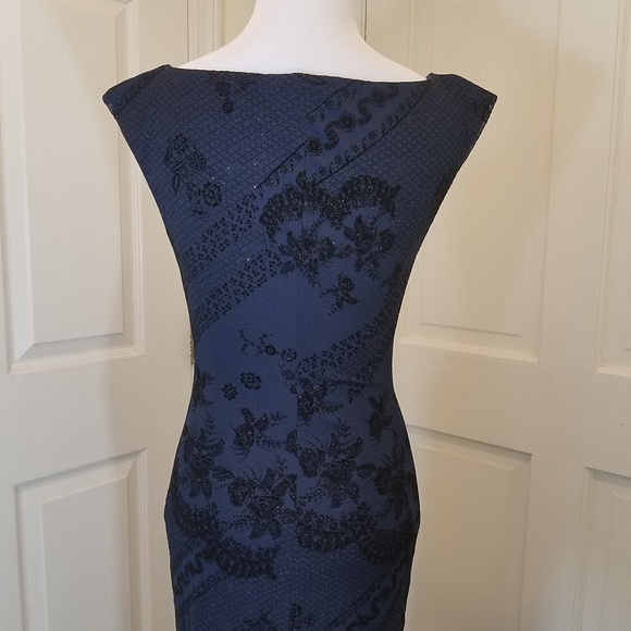 JONATHAN MARTIN HIGH LOW BEADED DRESS - Picture 4 of 5